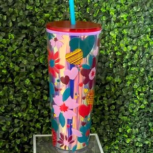 NEW♥️Starbucks Valentine’s 2023 💗Love Confetti Venti Cold Drink Cup Tumbler